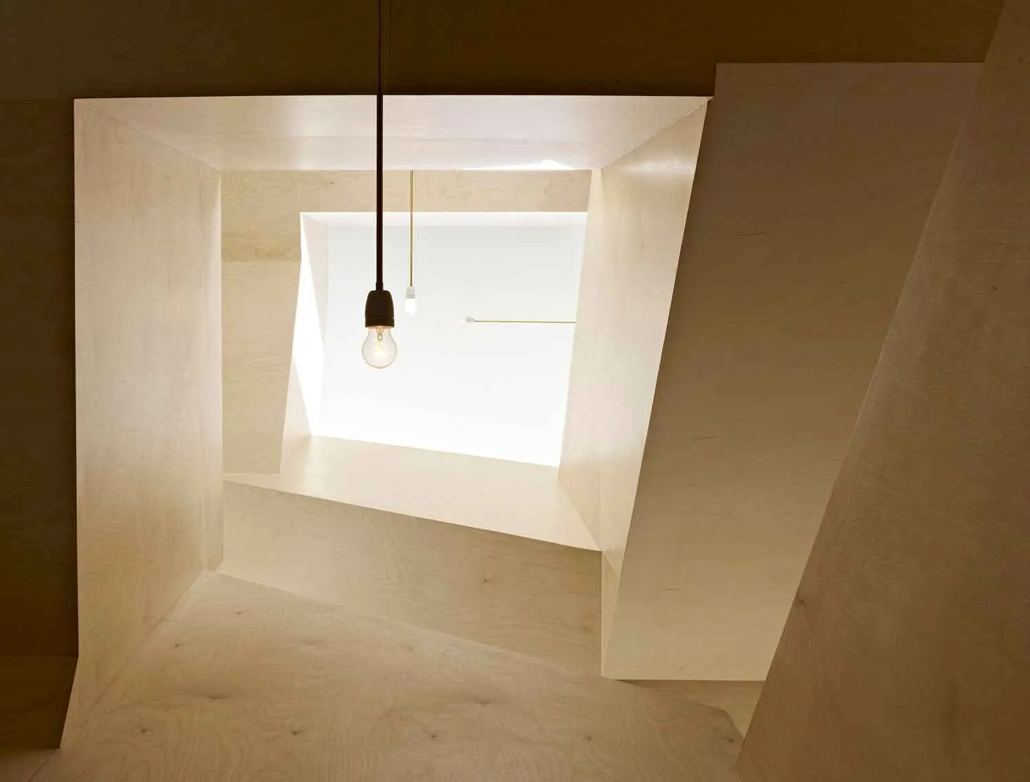 Folded House, Islington, N1 — Looking up stair
